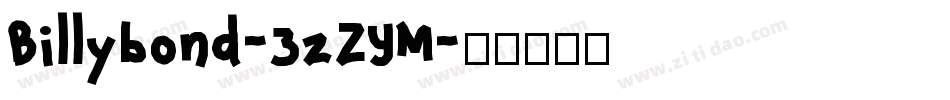 Billybond-3zZYM字体转换
