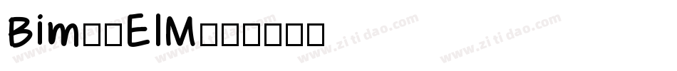 Bim-1ElM字体转换
