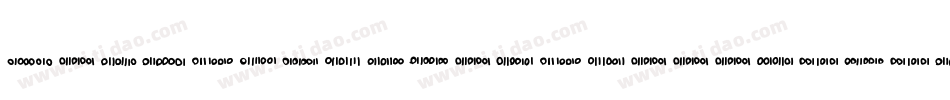 BinarySoldiersiii-525a字体转换