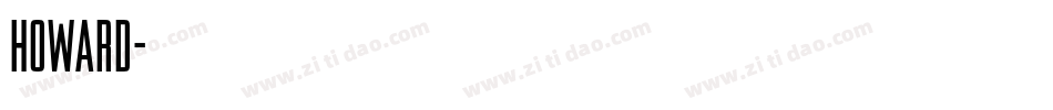 Howard字体转换