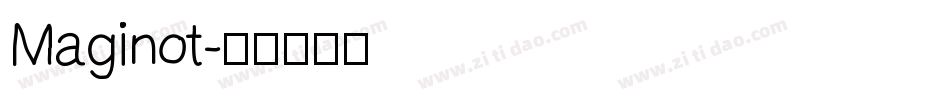 Maginot字体转换
