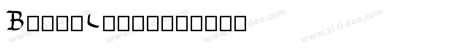 BisonLight字体转换