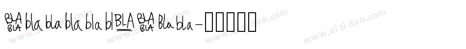 BodoniDBla字体转换