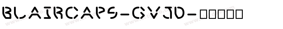 BlairCaps-GvJD字体转换