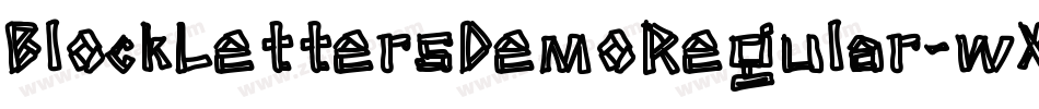 BlockLettersDemoRegular-wX4Z字体转换