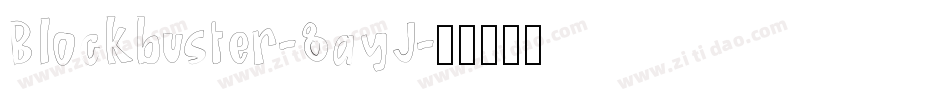 Blockbuster-8ayJ字体转换