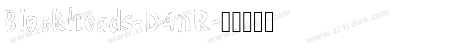 Blockheads-D4nR字体转换