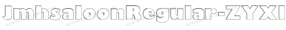 JmhsaloonRegular-ZYXl字体转换