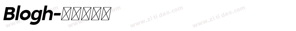Blogh字体转换