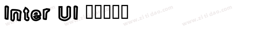 Inter-UI字体转换