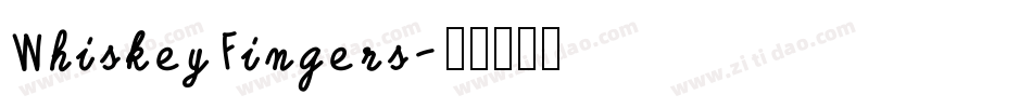 WhiskeyFingers字体转换