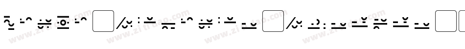 Giedi-Ancient-Autobot字体转换
