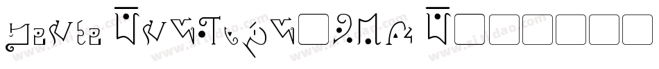GiediZentran-VY7Z字体转换