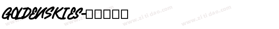 GoldenSkies字体转换