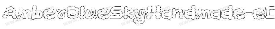 AmberBlueSkyHandmade-eDlg字体转换