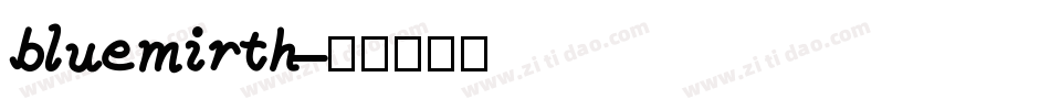 bluemirth字体转换
