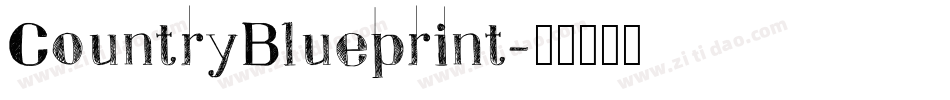 CountryBlueprint字体转换