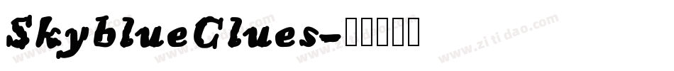SkyblueClues字体转换