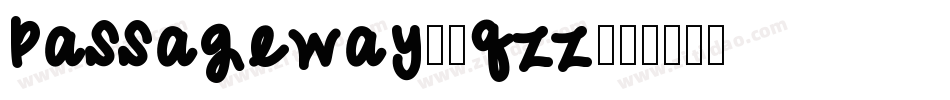 Passageway-8qzz字体转换