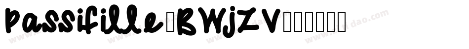 Passifille-BWjZV字体转换