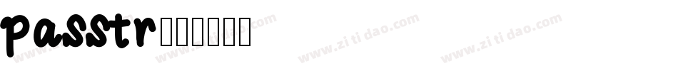 passtr字体转换