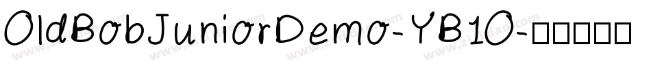 OldBobJuniorDemo-YB1O字体转换