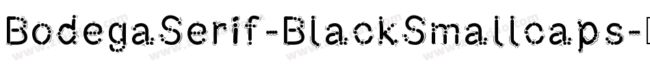 BodegaSerif-BlackSmallcaps字体转换