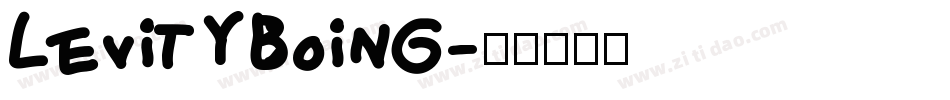LevityBoing字体转换