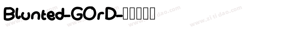 Blunted-GOrD字体转换