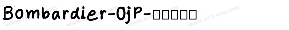 Bombardier-0jP字体转换