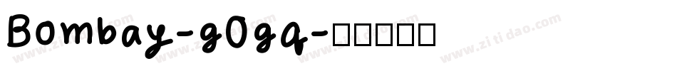 Bombay-g0gq字体转换