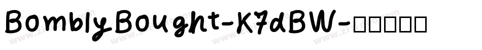 BomblyBought-K7dBW字体转换