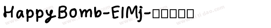 HappyBomb-ElMj字体转换