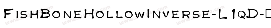 FishBoneHollowInverse-L1qD字体转换