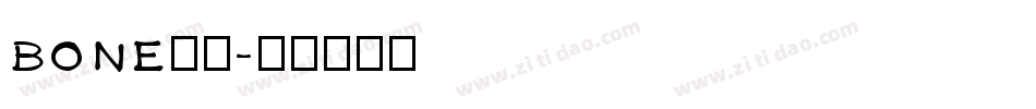 bone字体字体转换