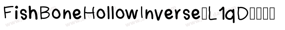 FishBoneHollowInverse-L1qD字体转换