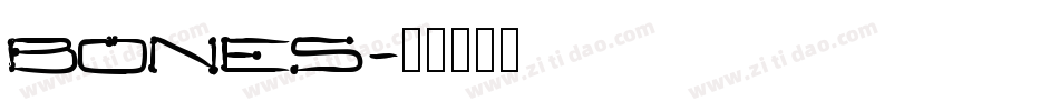 BONES字体转换