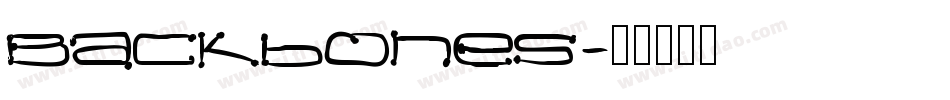 Backbones字体转换