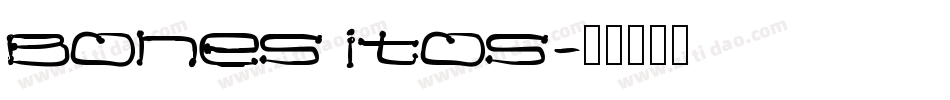 Bonesitos字体转换