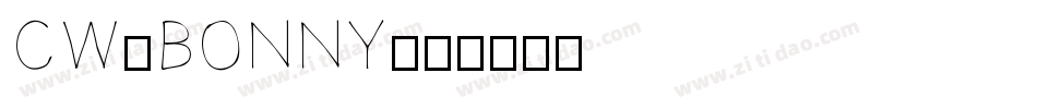 CW_BONNY字体转换