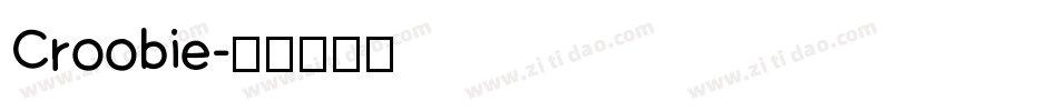 Croobie字体转换
