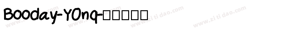 Booday-Y0nq字体转换