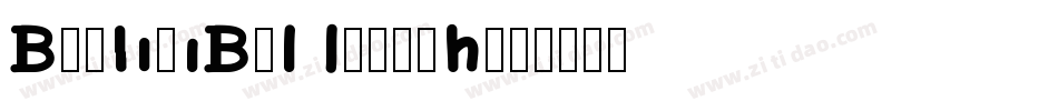 BookmanBoldSwash字体转换