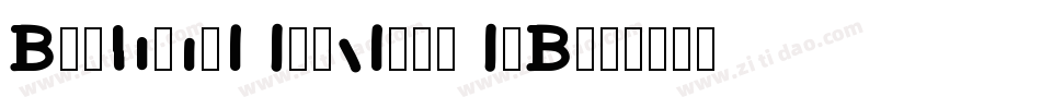 BookmanOldStyleStd-B字体转换