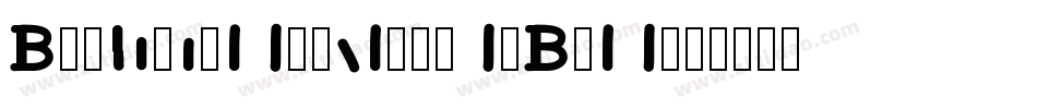 BookmanOldStyleStd-Bold字体转换