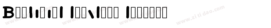 BookmanOldStyleStd字体转换