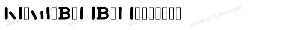 KlavikaBoldBold1字体转换