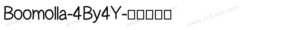 Boomolla-4By4Y字体转换