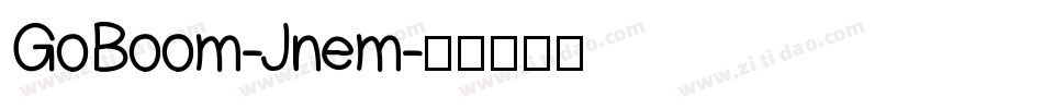 GoBoom-Jnem字体转换