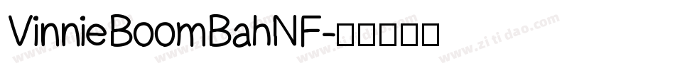 VinnieBoomBahNF字体转换